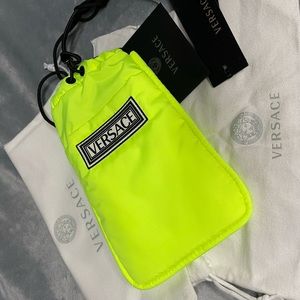 Authentic Versace Nylon Neck Pouch